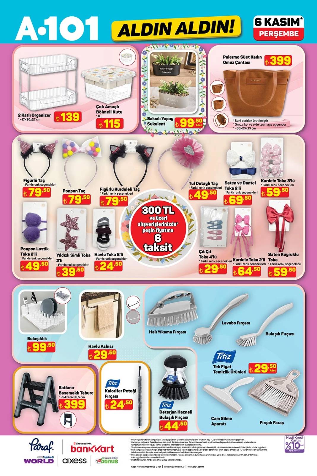 A101 6 Kasım aktüel kataloğu yayımlandı! TV’den motosiklete, halı yıkama makinesinden çay makinesine kadar indirim yağmuru! 8